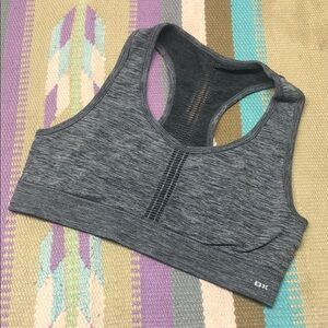 Fox Heathered Black Sports Bra 🖤